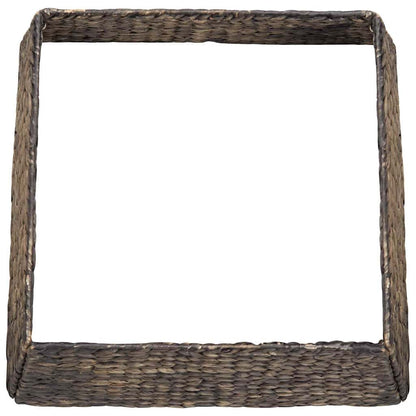 Weihnachtsbaumkragen Schwarz 60 x 60 x 28 cm Wasserhyazinthe