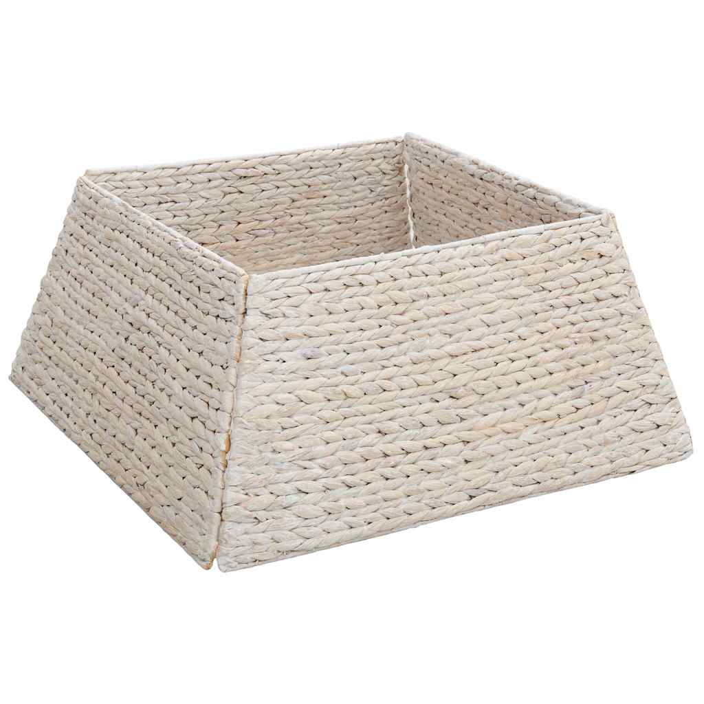Weihnachtsbaumkragen Weiß 60 x 60 x 28 cm Wasserhyazinthe