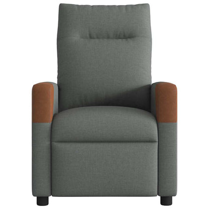 Massage Relaxsessel Dunkelgrau 69 x 86 x 100 cm Stoff