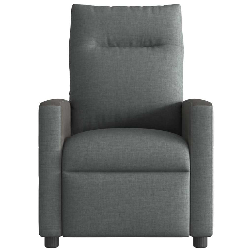 Massage Relaxsessel Dunkelgrau 69 x 86 x 100 cm Stoff