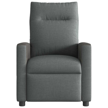 Massage Relaxsessel Dunkelgrau 69 x 86 x 100 cm Stoff