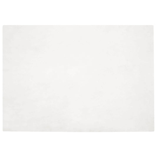 Kunstfell Hasen Teppich Olite Weiß 160 x 230 cm Polyester