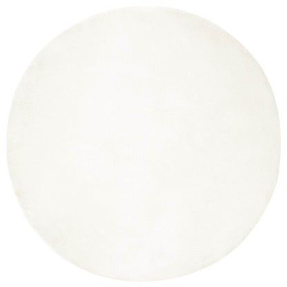 Kunstfell Hasen Teppich Olite Creme Ø 120 cm Polyester