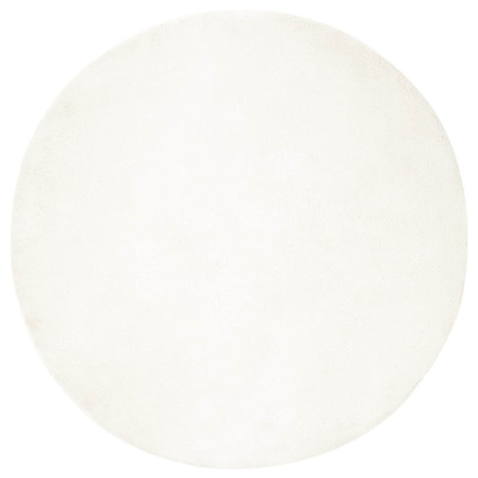 Kunstfell Hasen Teppich Olite Creme Ø 120 cm Polyester