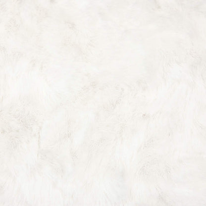 Kunstfell Hasen Teppich Olite Creme 50 x 80 cm Polyester