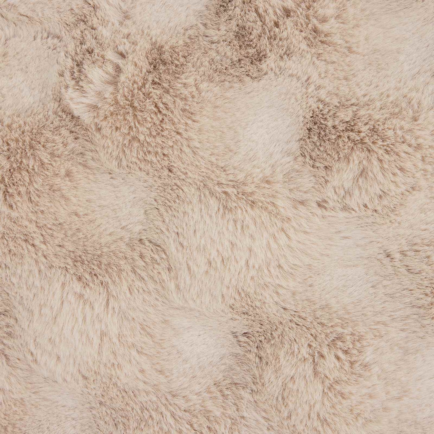 Kunstfell Kaninchenfell Decke Beige 240 x 270 cm Polyester