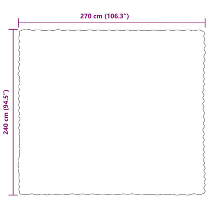 Kunstfell Kaninchenfell Decke 4 pcs Weiß 220 x 240 cm Polyester