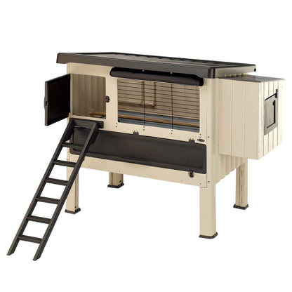 Ferplast Hühnerstall Happy Farm 120 Kunststoff Beige 57320000