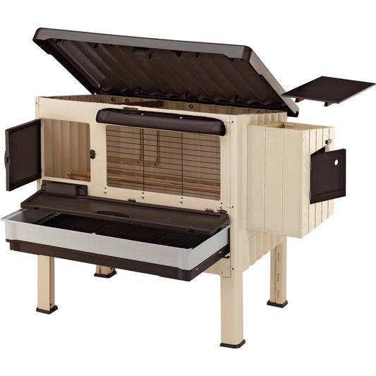 Ferplast Hühnerstall Happy Farm 120 Kunststoff Beige 57320000