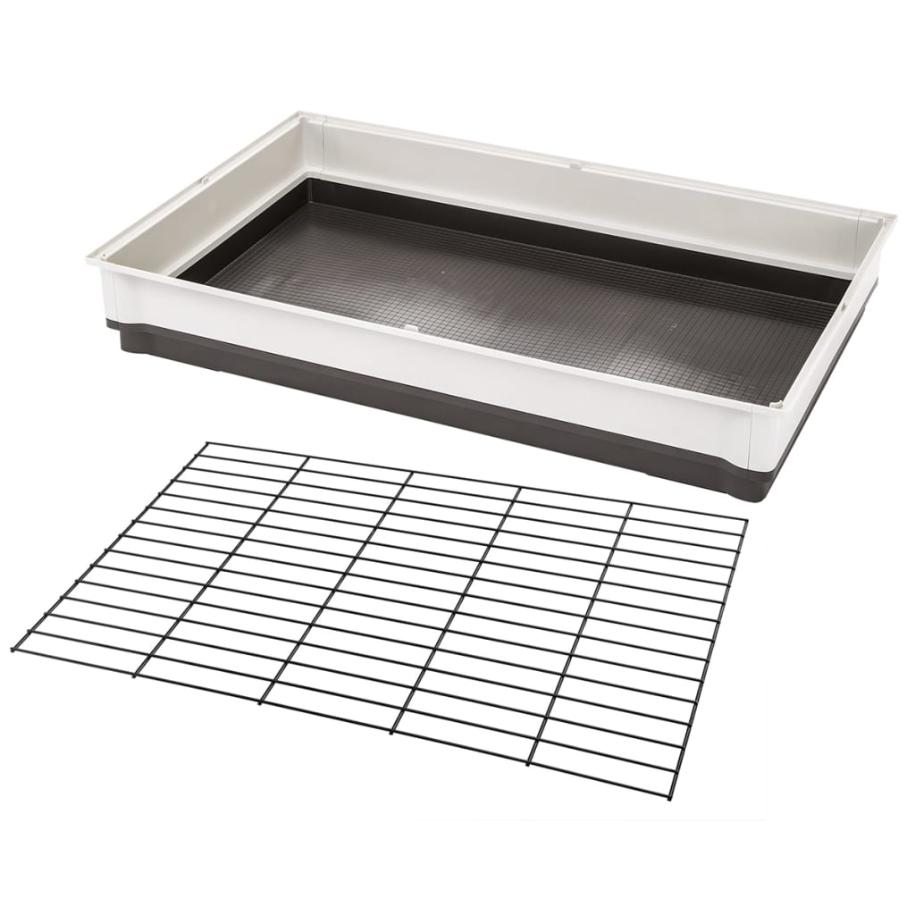 Ferplast Hühnerstall Happy Farm 120 Kunststoff Beige 57320000