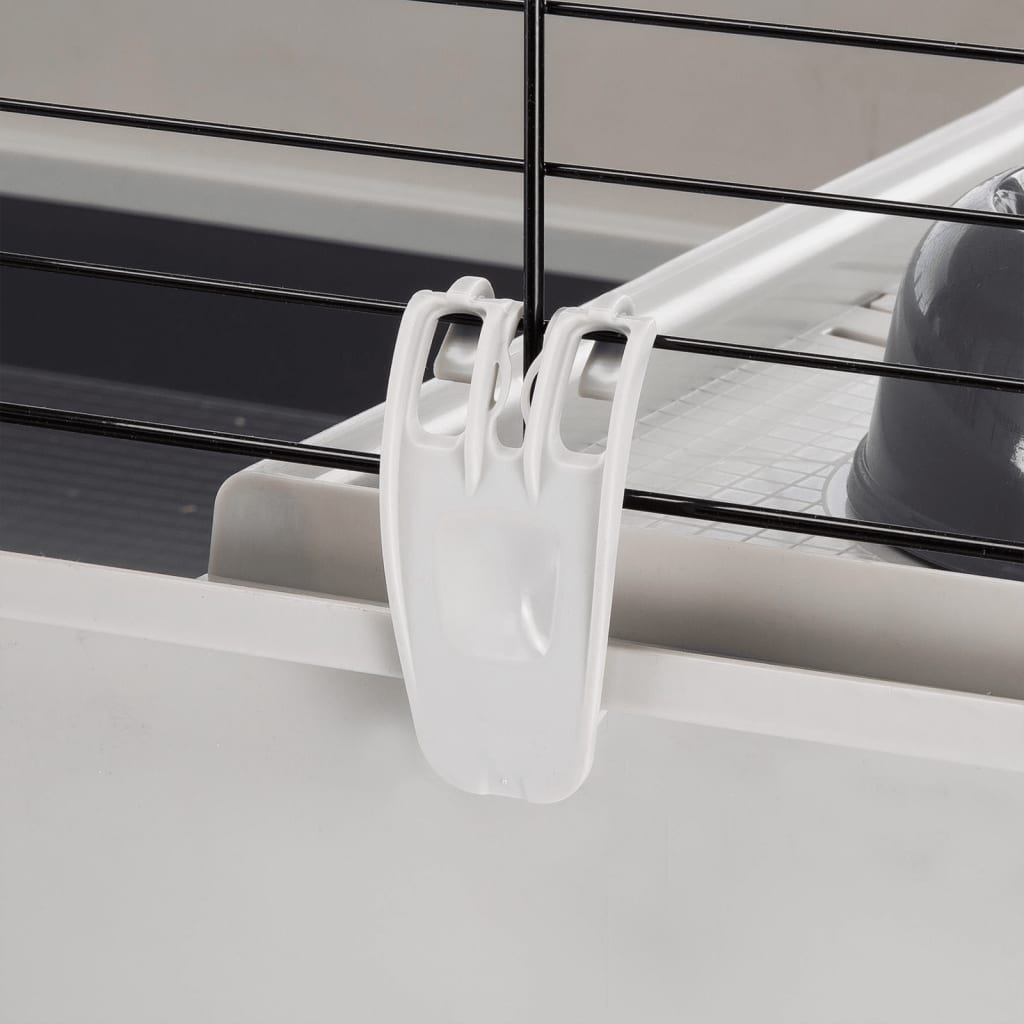 Ferplast Kaninchenkäfig Krolik 200 Grau 205x60x50 cm