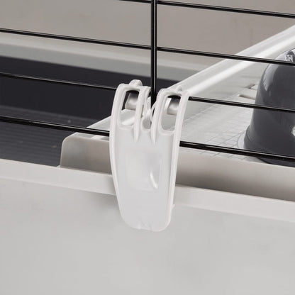 Ferplast Kaninchenkäfig Krolik 200 Grau 205x60x50 cm