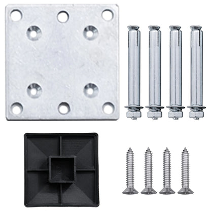 Zaunelement WPC 95x(105-180) cm Braun