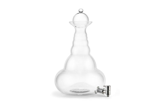 Vitalkaraffe Beauty Platin mit Glaseinsatz 5L