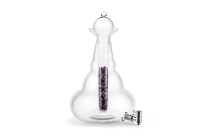 Vitalkaraffe Beauty Platin mit Glaseinsatz 5L