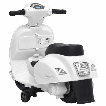 Elektro-Kindermotorrad Vespa GTS300 Weiß