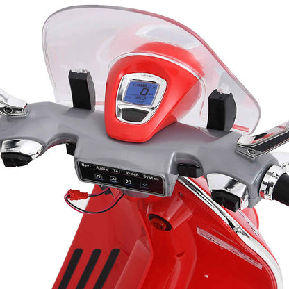 Elektro-Motorrad für Kinder Vespa GTS300 Rot