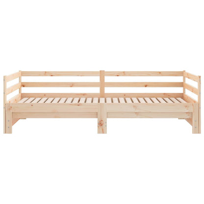 Tagesbett Ausziehbar Massivholz Kiefer 2x(90x200) cm
