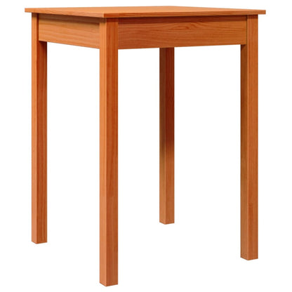 Esstisch Wachsbraun 55x55x75 cm Massivholz Kiefer