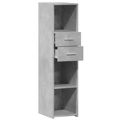 Highboard Betongrau 30x42,5x124 cm Holzwerkstoff