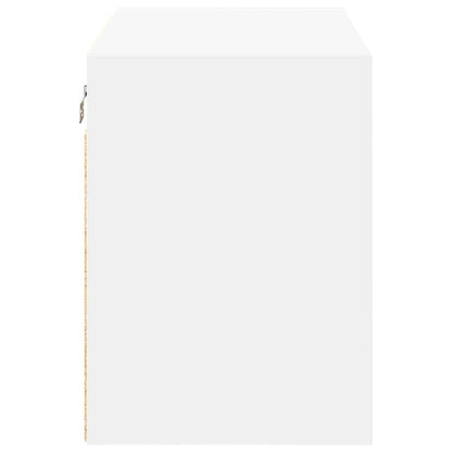 Garagen-Wandschrank Weiß Holzwerkstoff