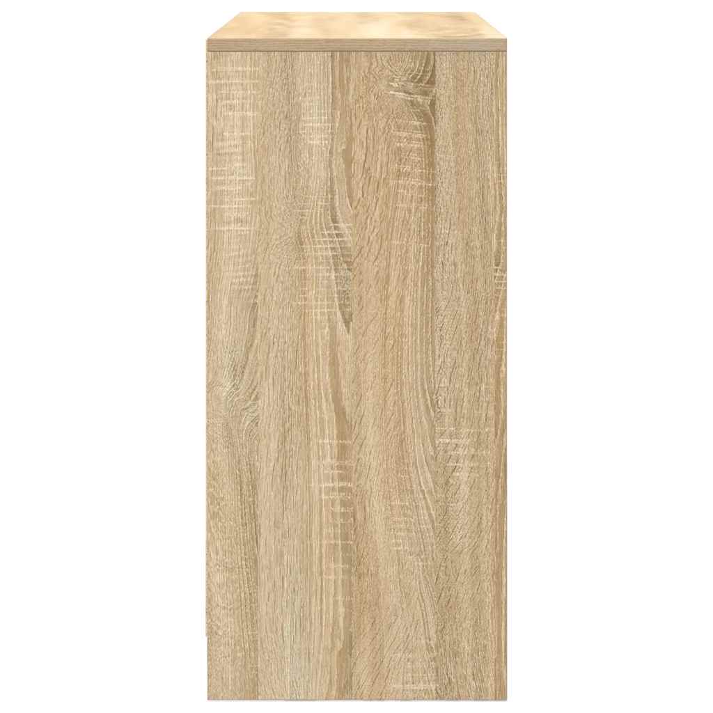 Sideboard mit Schubladen und Türen Sonoma-Eiche 70,5x34x74,5 cm