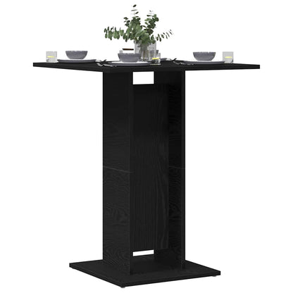 Bistrotisch Schwarze Eiche 60x60x75 cm Holzwerkstoff