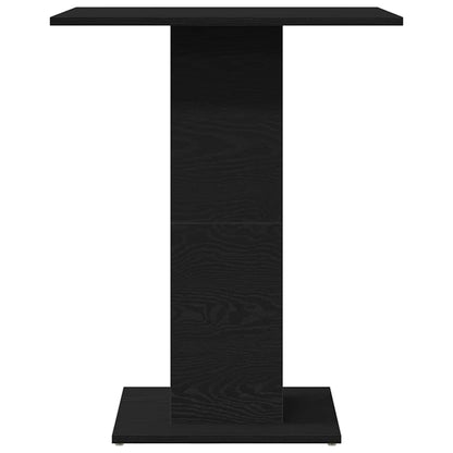 Bistrotisch Schwarze Eiche 60x60x75 cm Holzwerkstoff