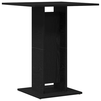 Bistrotisch Schwarze Eiche 60x60x75 cm Holzwerkstoff