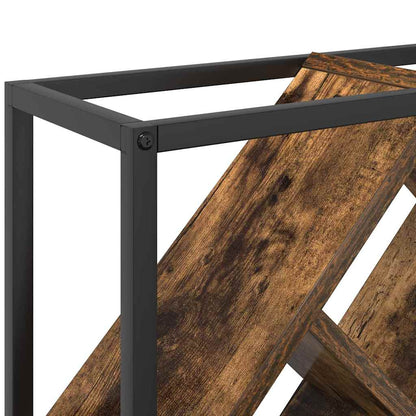 Weinregal Räuchereiche 51 x 18 x 52,5 cm Holzwerkstoff