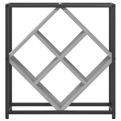 Weinregal Grau 51 x 18 x 52,5 cm Holzwerkstoff