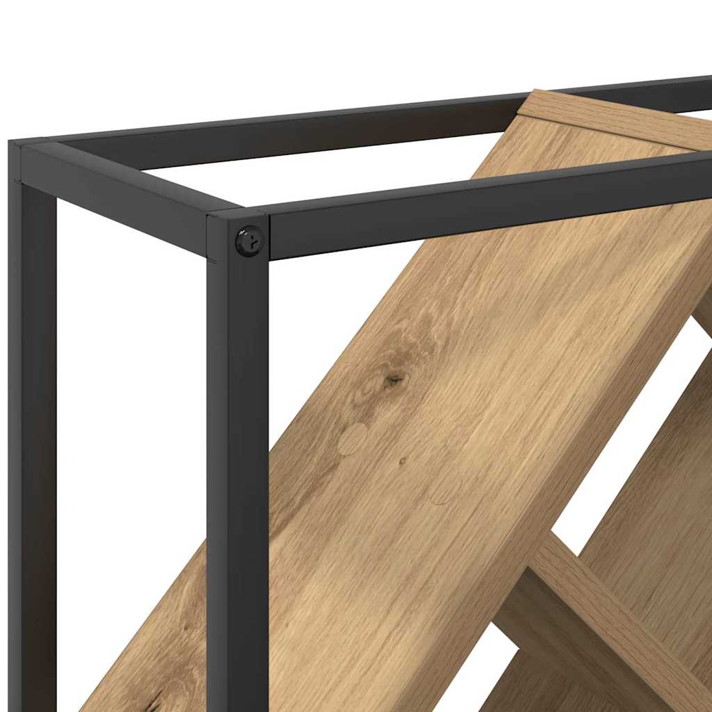 Weinregal Artisan-Eiche 51 x 18 x 52,5 cm Holzwerkstoff