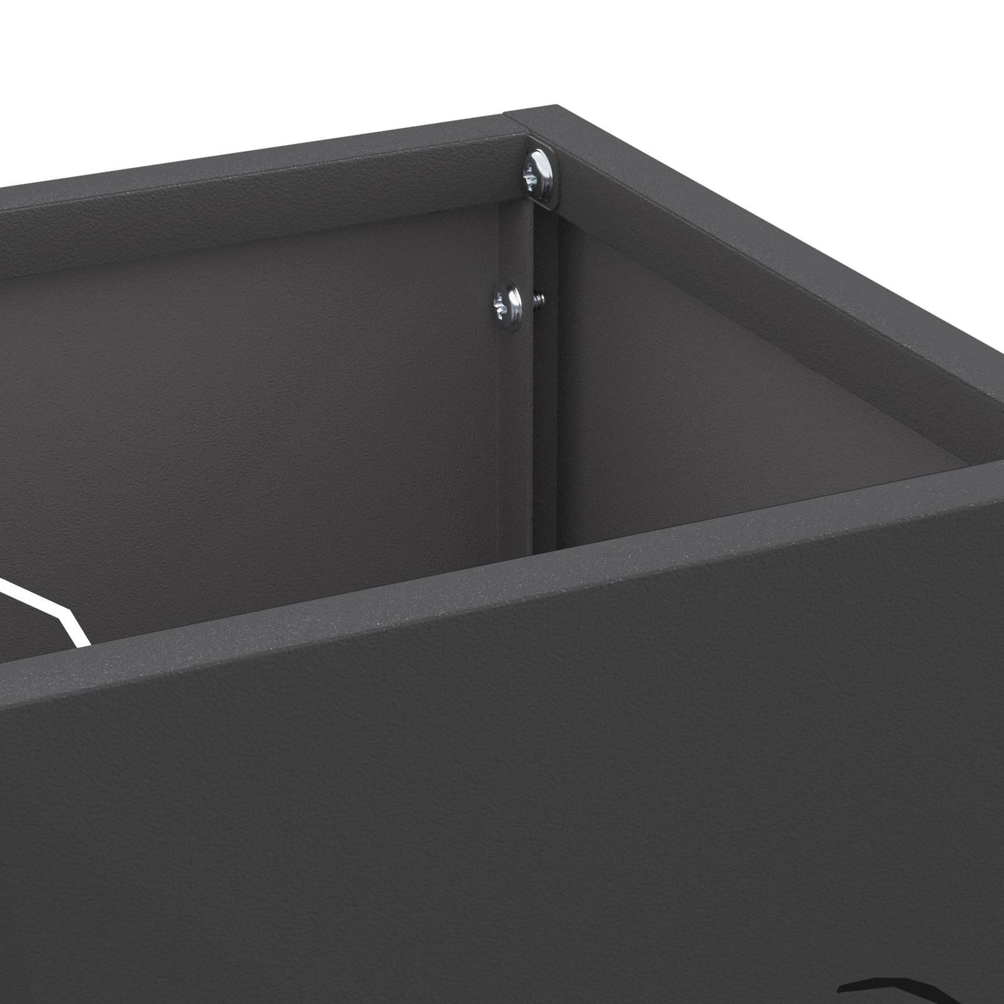 Sonnenschirmhalter Schwarz 15,5 x 15,5 x 49 cm Stahl