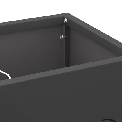 Sonnenschirmhalter Schwarz 15,5 x 15,5 x 49 cm Stahl