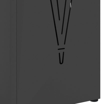 Sonnenschirmhalter Schwarz 15,5 x 15,5 x 49 cm Stahl