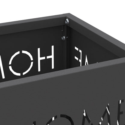 Sonnenschirmhalter Schwarz 15,5 x 15,5 x 49 cm Stahl