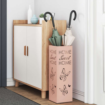 Sonnenschirmhalter Rosa 15,5 x 15,5 x 49 cm Stahl