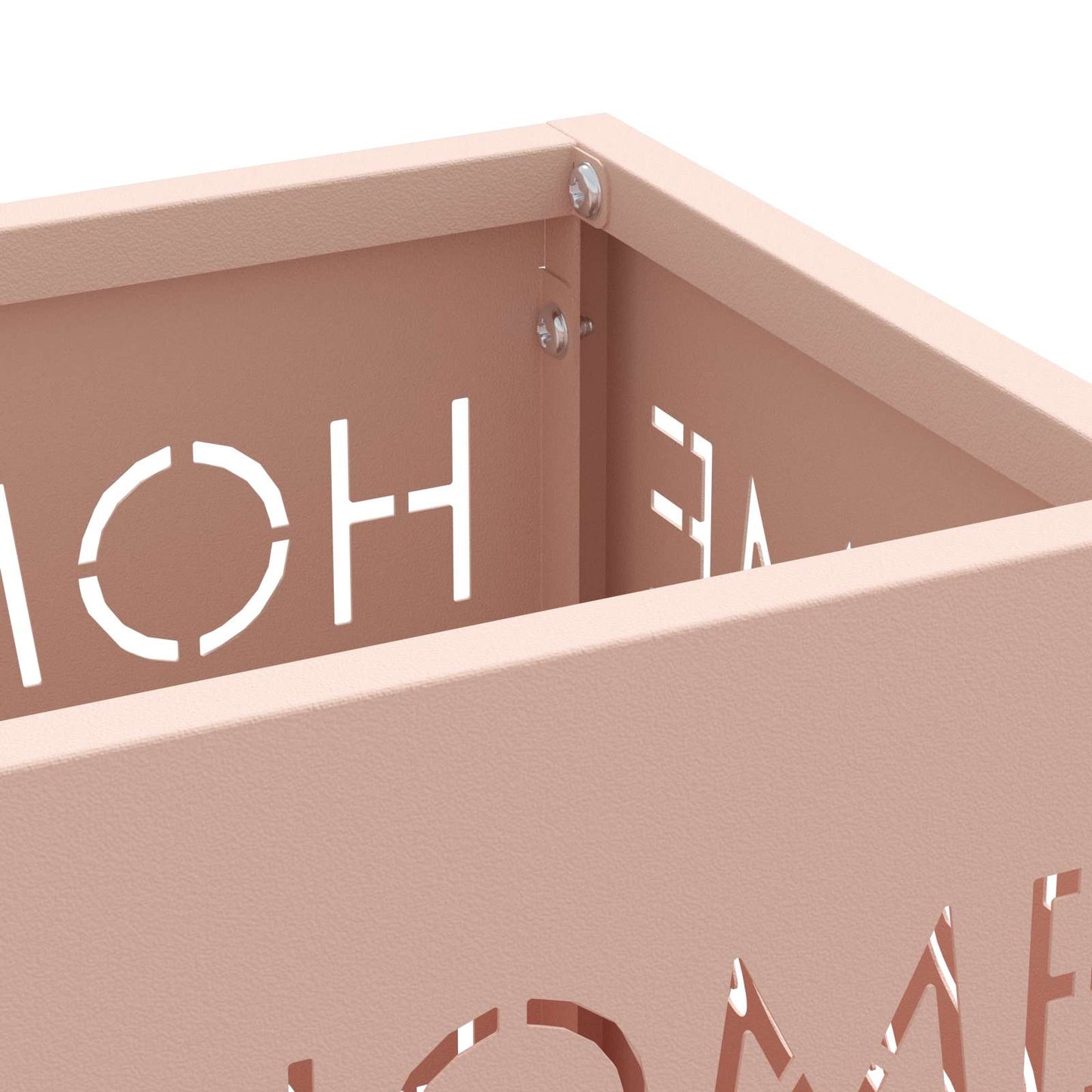 Sonnenschirmhalter Rosa 15,5 x 15,5 x 49 cm Stahl