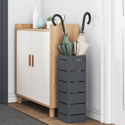 Sonnenschirmhalter Anthrazit 15,5 x 15,5 x 49 cm Stahl