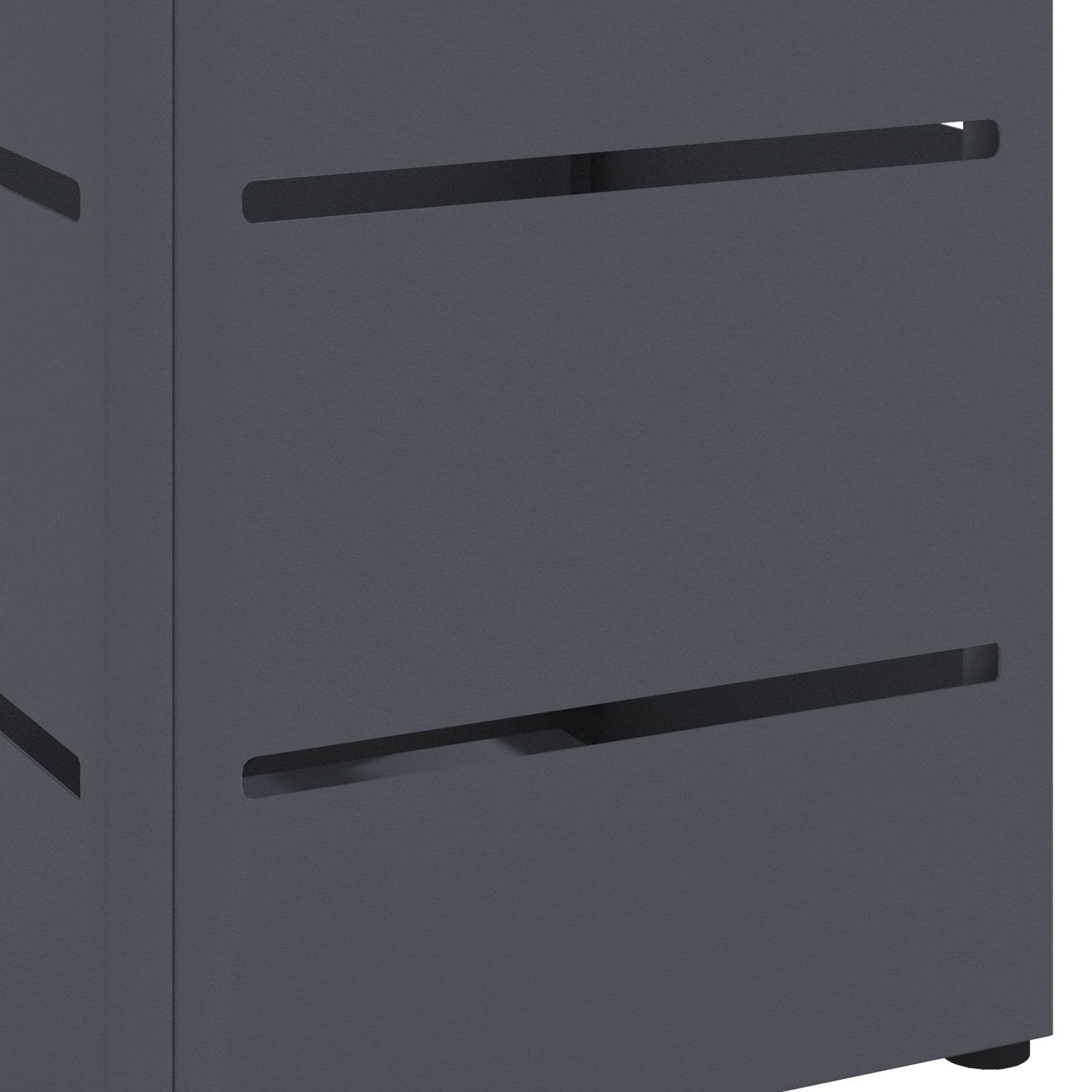 Sonnenschirmhalter Anthrazit 15,5 x 15,5 x 49 cm Stahl