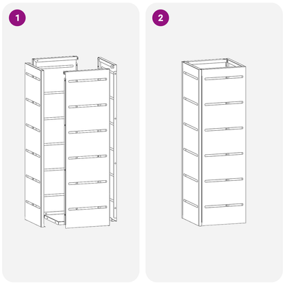 Sonnenschirmhalter Anthrazit 15,5 x 15,5 x 49 cm Stahl