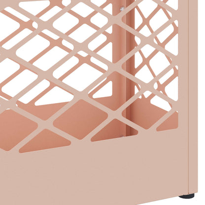 Sonnenschirmhalter mit Speicher Rosa 28 x 12 x 41 cm Stahl