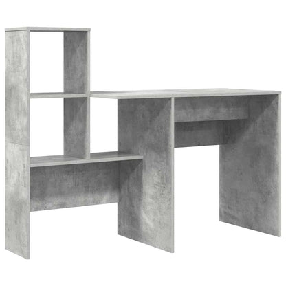 Schreibtisch Beton Grau 131,5 x 50 x 106,5 cm Holzwerkstoff