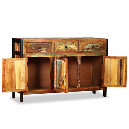 vidaXL Sideboard Altholz Massiv 120x35x76 cm