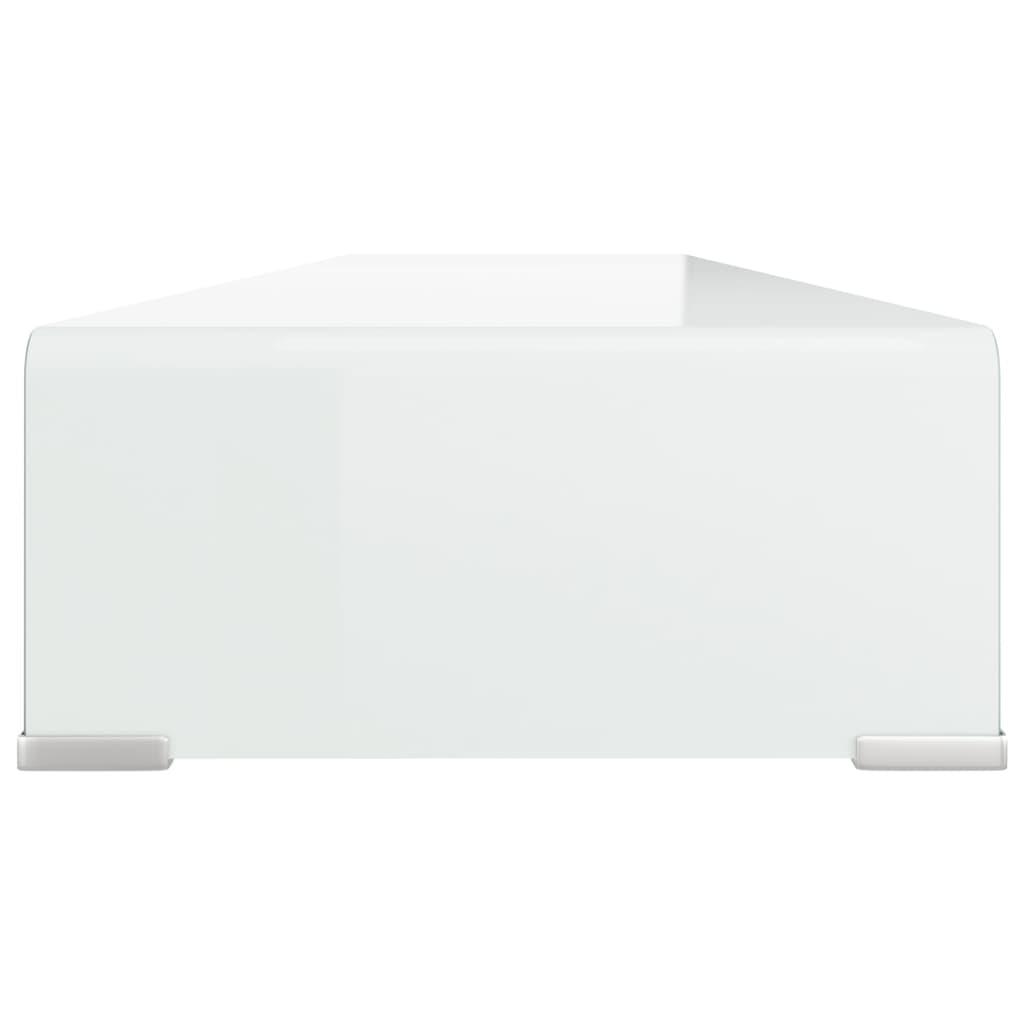 TV-Aufsatz/Monitorerhöhung Glas Grün 120x30x13 cm