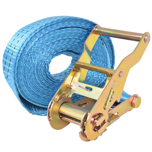 Ratschen-Spanngurte 4 Stk. 2 Tonnen 6m×38mm Blau