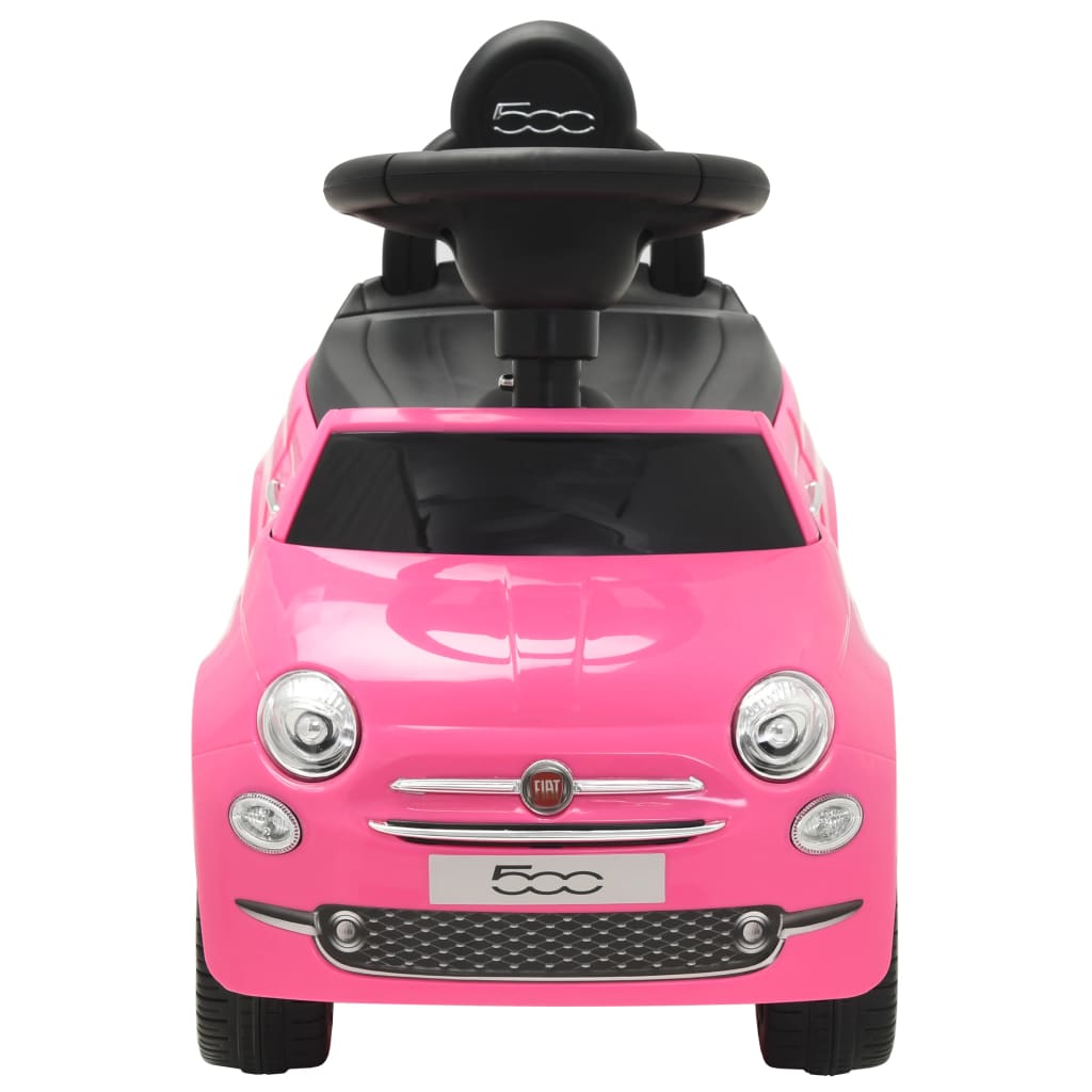 Kinder-Aufsitzauto Fiat 500 Rosa