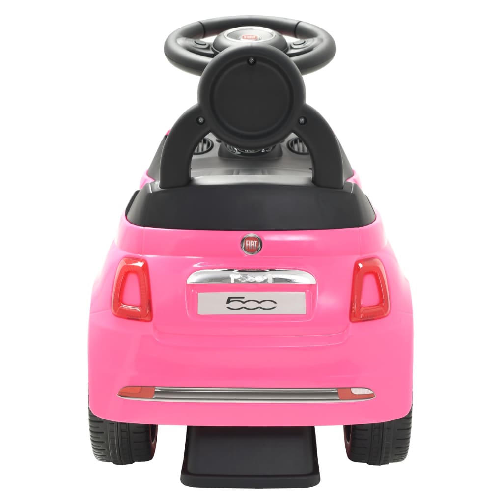 Kinder-Aufsitzauto Fiat 500 Rosa