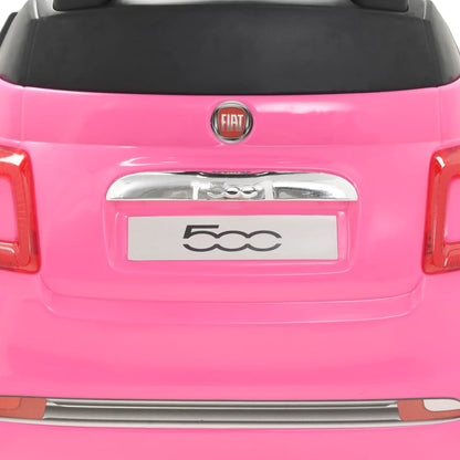 Kinder-Aufsitzauto Fiat 500 Rosa