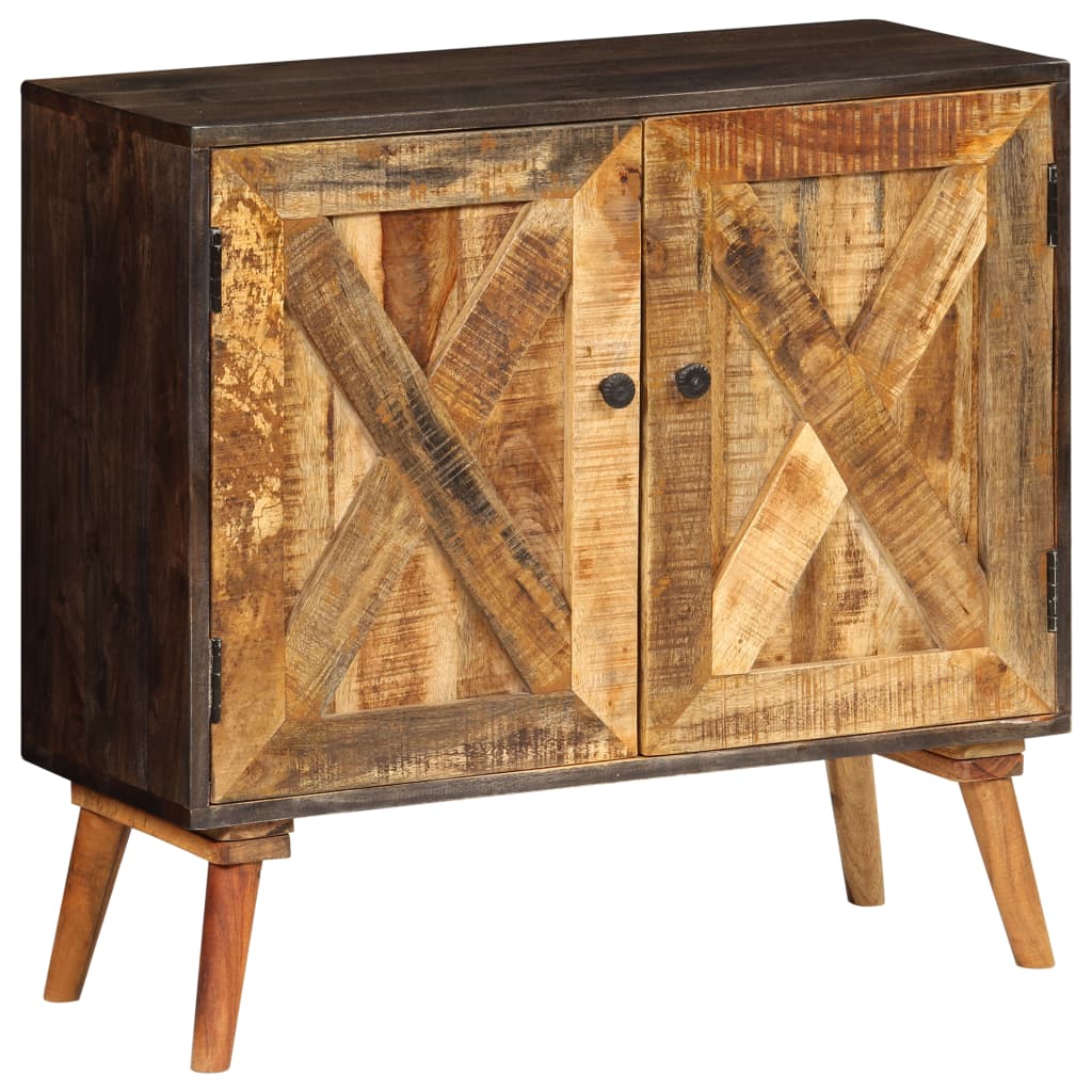 vidaXL Sideboard Massivholz Mango 85x30x75 cm